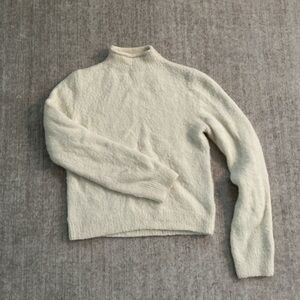 Cream Mockneck Sweater
